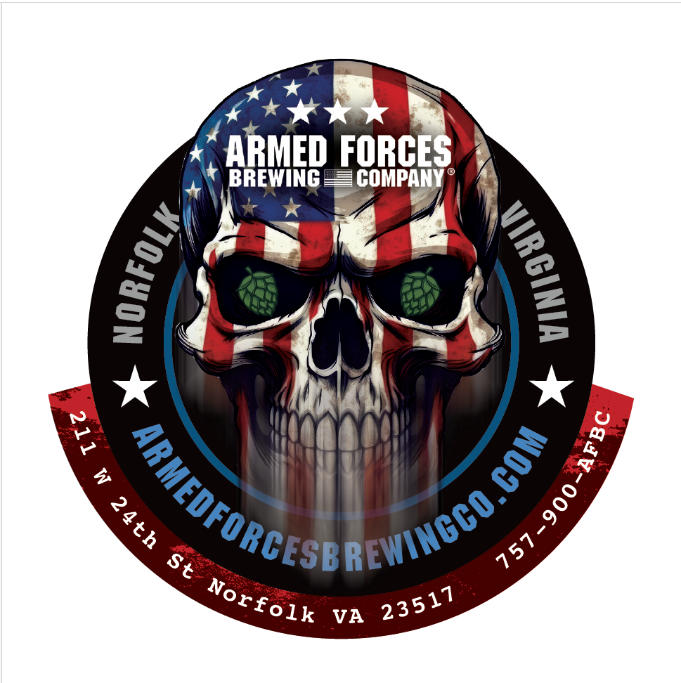 AFBC Patriot Skull sticker