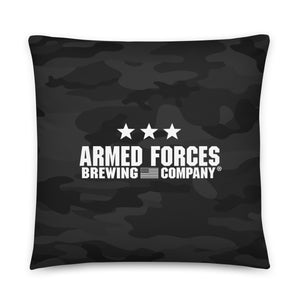 Black Camo 18x18 Pillow