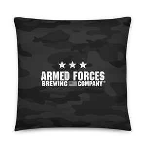 Black Camo 18x18 Pillow