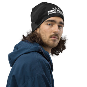 Black Camo Beanie