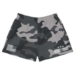 Gray Camo Athletic Shorts