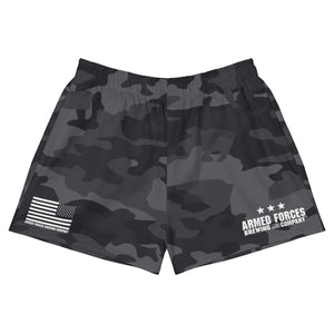Black Camo Athletic Shorts