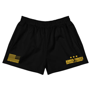 Black & Gold Athletic Shorts
