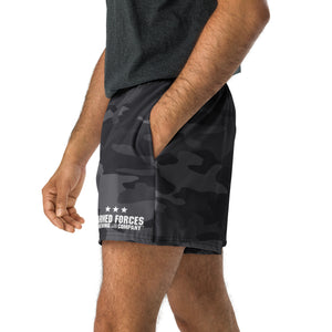 Black Camo Athletic Shorts