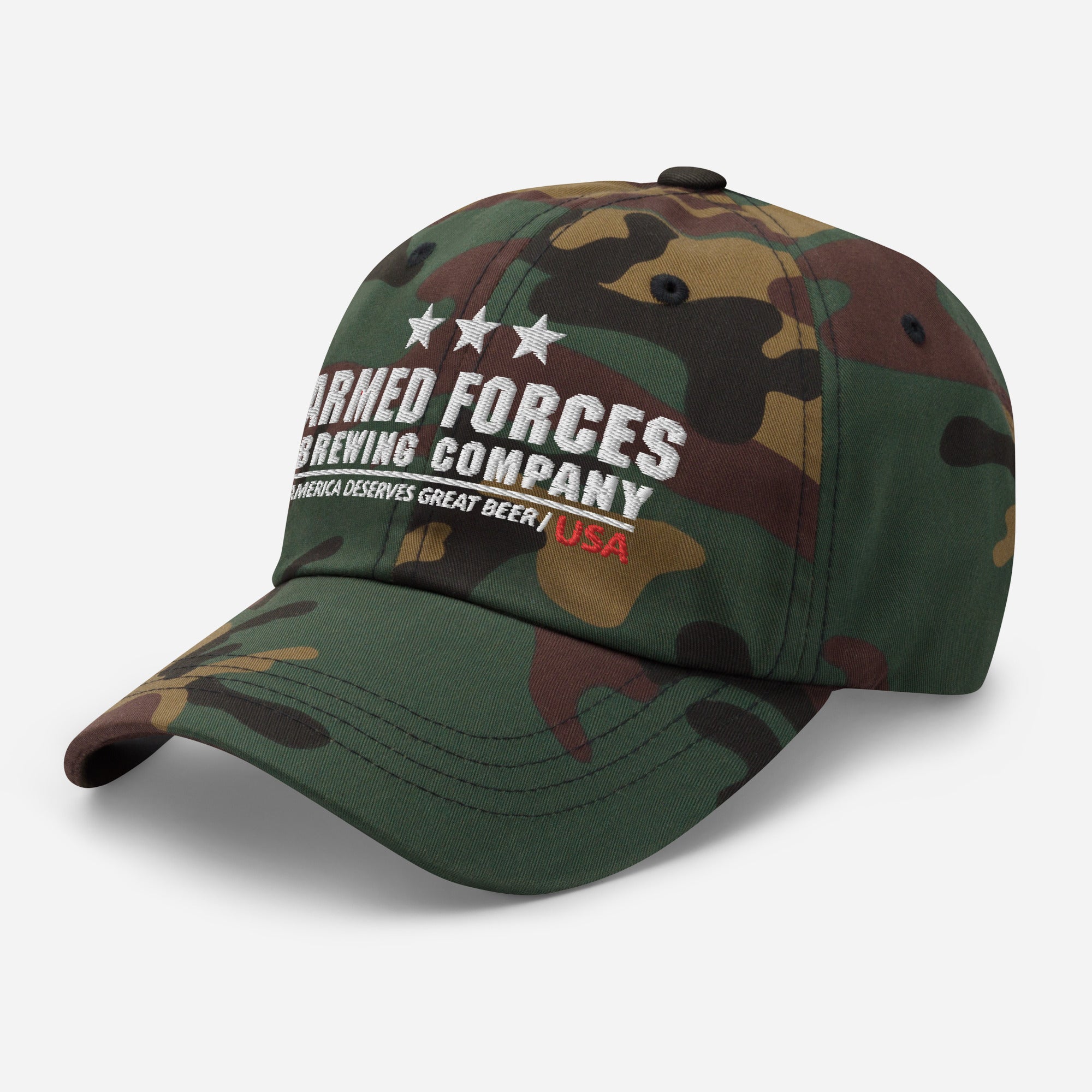 Camo USA Dad hat