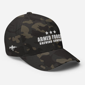 AFBC Black Camo Structured Twill Cap