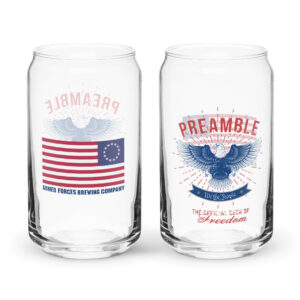 PREAMBLE 16oz Beer Can Glass
