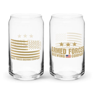 AFBC 16oz Beer Can Glass
