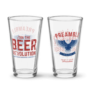 Preamble Pint Glass